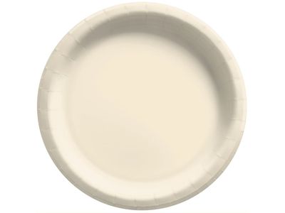 Plates - Bev - Ivory - 7&quot; - 20PK - Paper