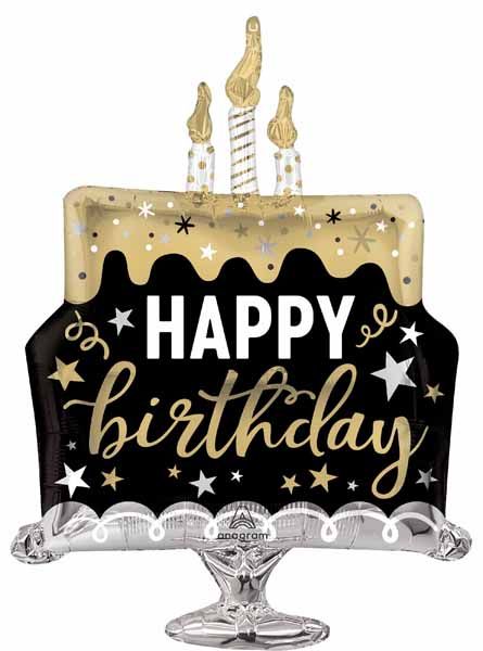 Foil Balloon - Supershape - HBD SURPRISE CAKE 29&quot;