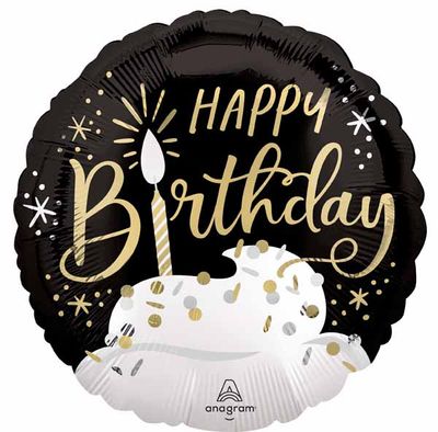Foil Balloon - BSG BIRTHDAY WISHES 18&quot;