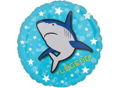 Foil Balloon - Epic Party Shark - 18&quot;