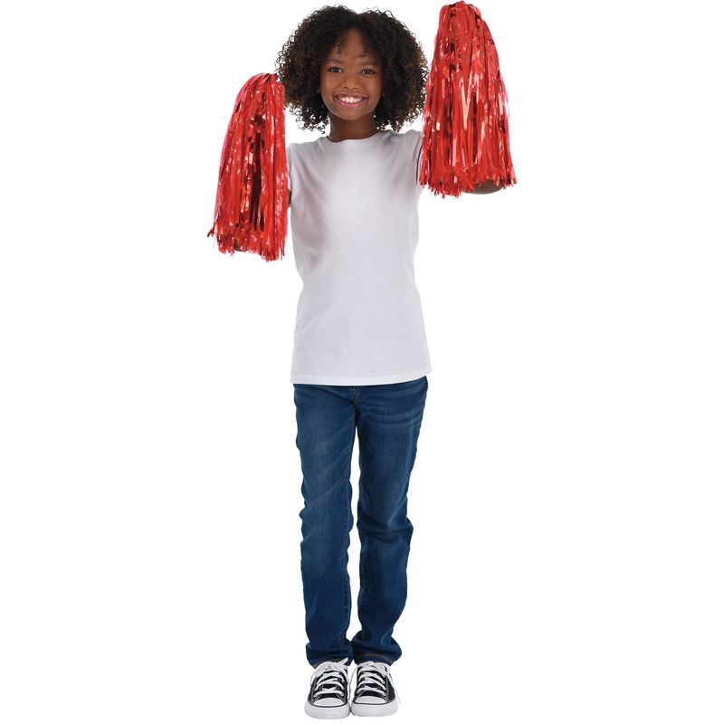 Pom Poms - Red - 2 PK
