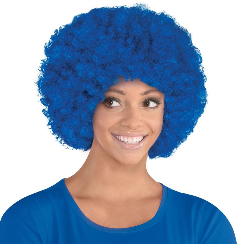 Hair Wig - Curly/Afro - Blue