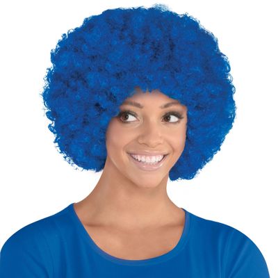 Hair Wig - Curly/Afro - Blue