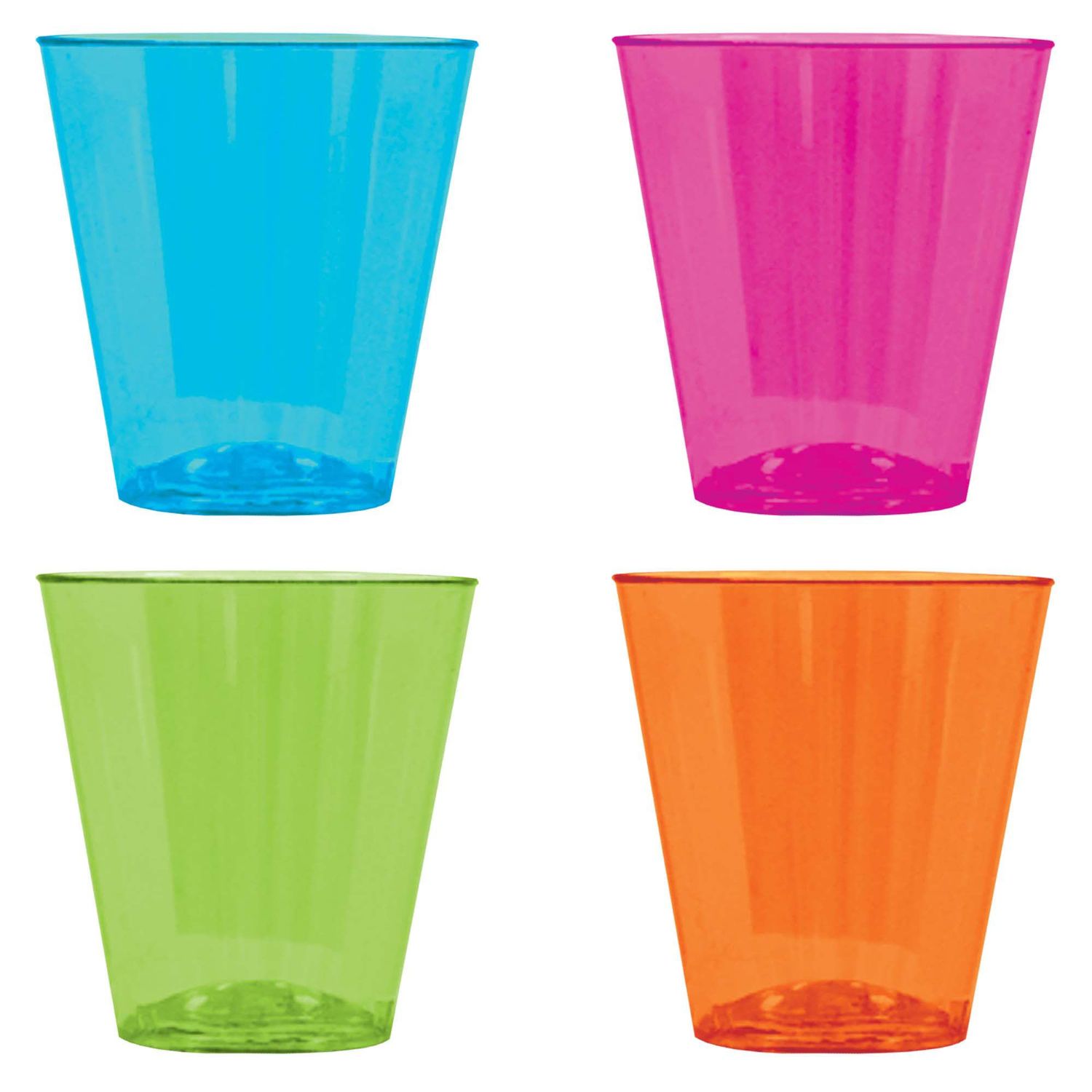 BPP Neon Shot Glasses, 2 oz.