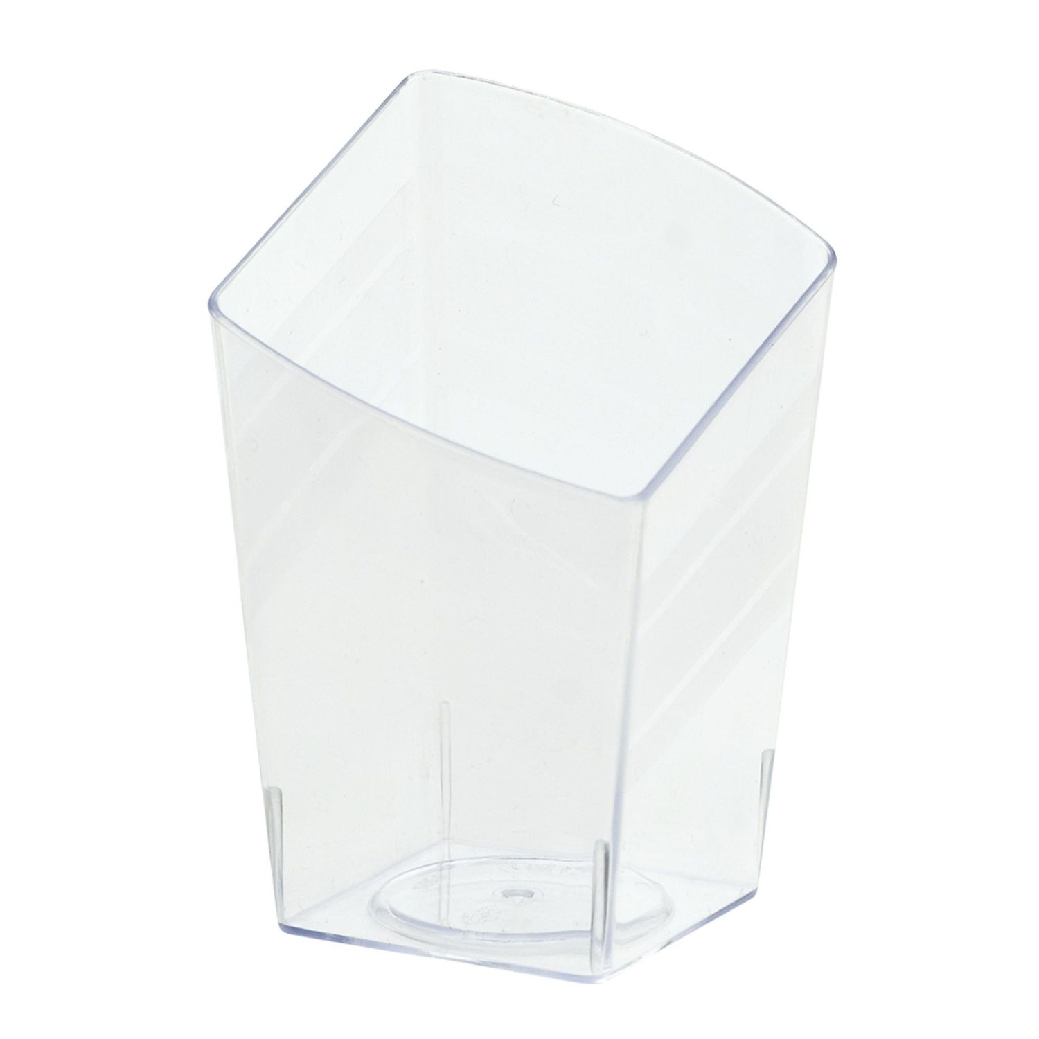 Mini Slanted Tumbler - Clear