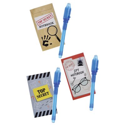 Invisible Ink Pen w/ Notebook