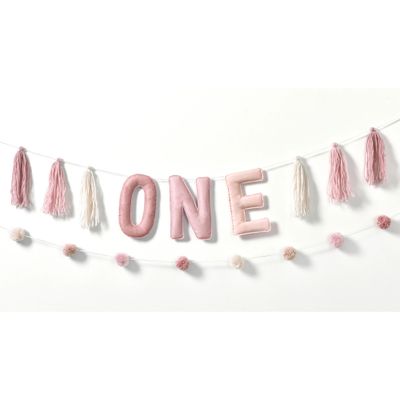 Little Miss One-derful Plush Banner