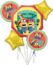 Foil  Balloons -Despicable Me Bouquet - 5PK