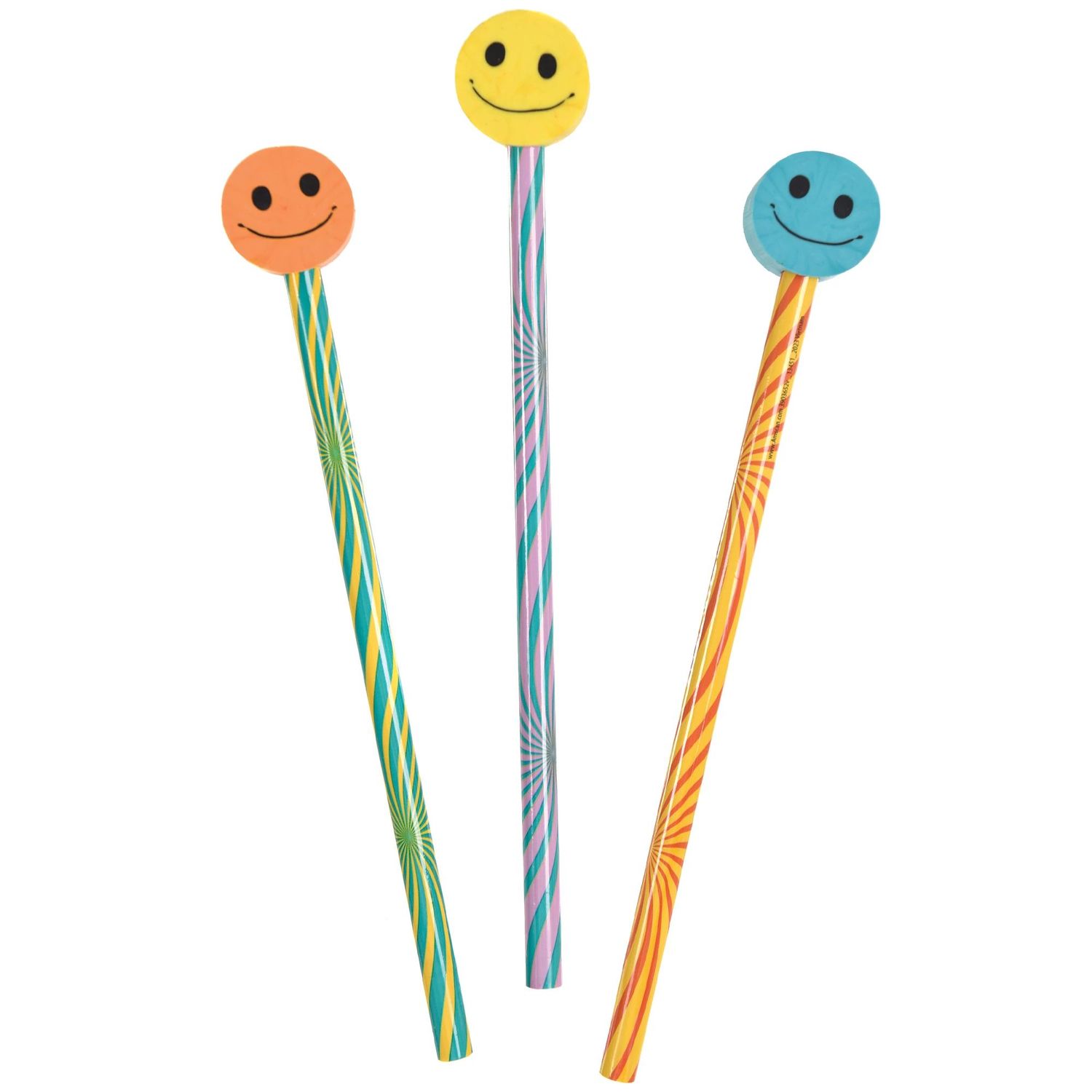 Pencils w/ Eraser Toppers - 12 pcs