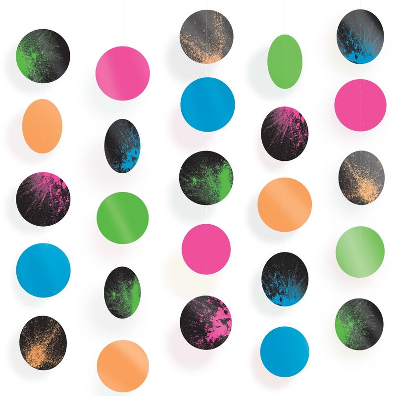 Let&#39;s Glow Crazy Circle Backdrop