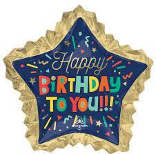 BRIGHT HBD BLOCKS 34&quot; SUPER SHAPE