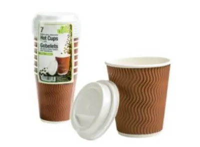 Hot Cups - 12OZ. -  7PCS with Lids