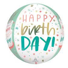 Happy Cake Day HBD ORBZ Balloon