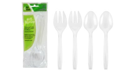 Serving Utensils - Clear - 4PCS