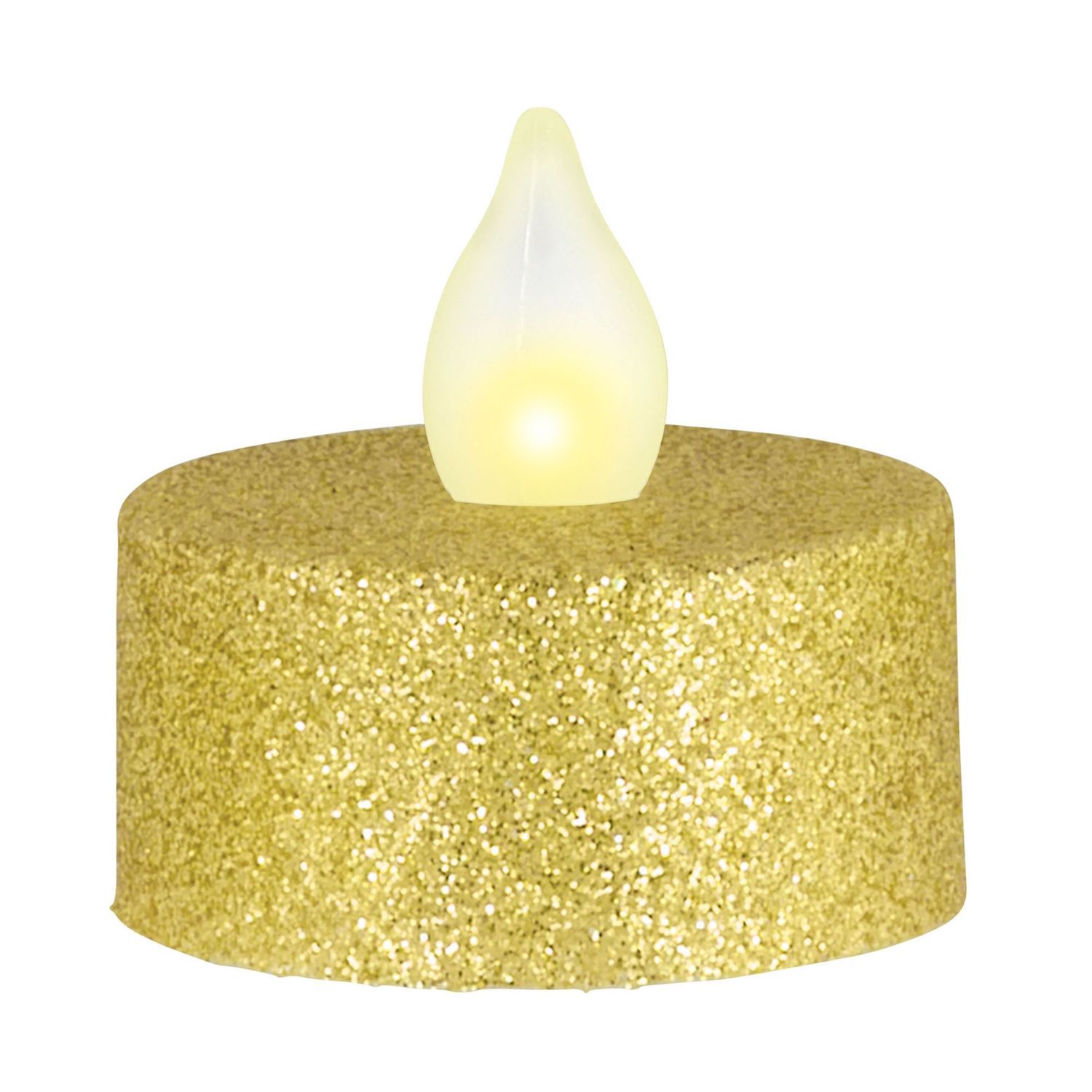 LED Tealights - Gold Glitter