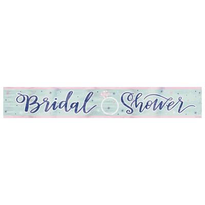 Mint Bridal Shower Foil Banner - 12FT