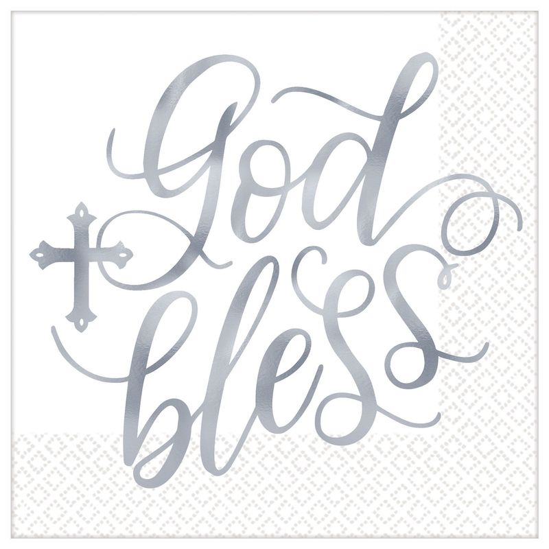 Blessed Luncheon Napkins - Hot Stamped - 3PLY - 16PCS