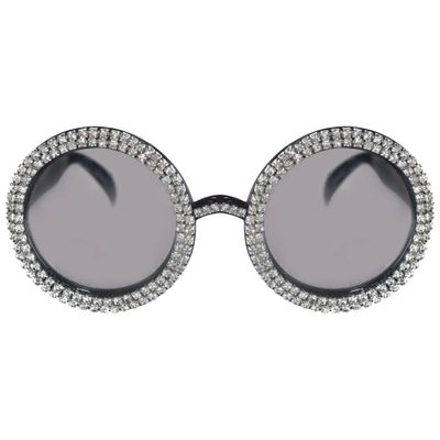 Oversized Crystal Sunglasses