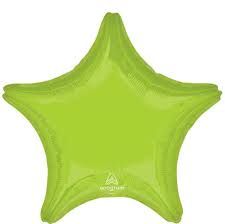 Foil Balloon - Vibrant Green - Star - 19&quot;
