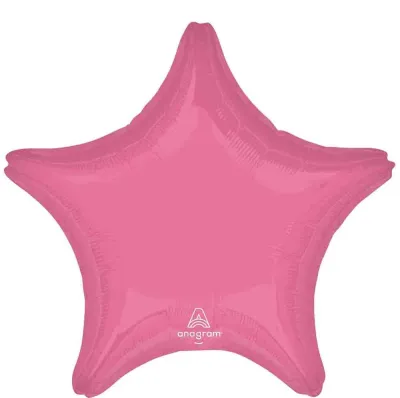 Foil Balloon - Vibrant Pink - Star - 19&quot;
