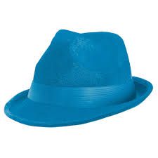 Hat - Fedora - Turquoise