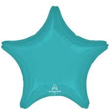 Foil Balloon - Vibrant Blue - Star - 19&quot;