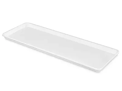 Recyclable, Long Platter - White