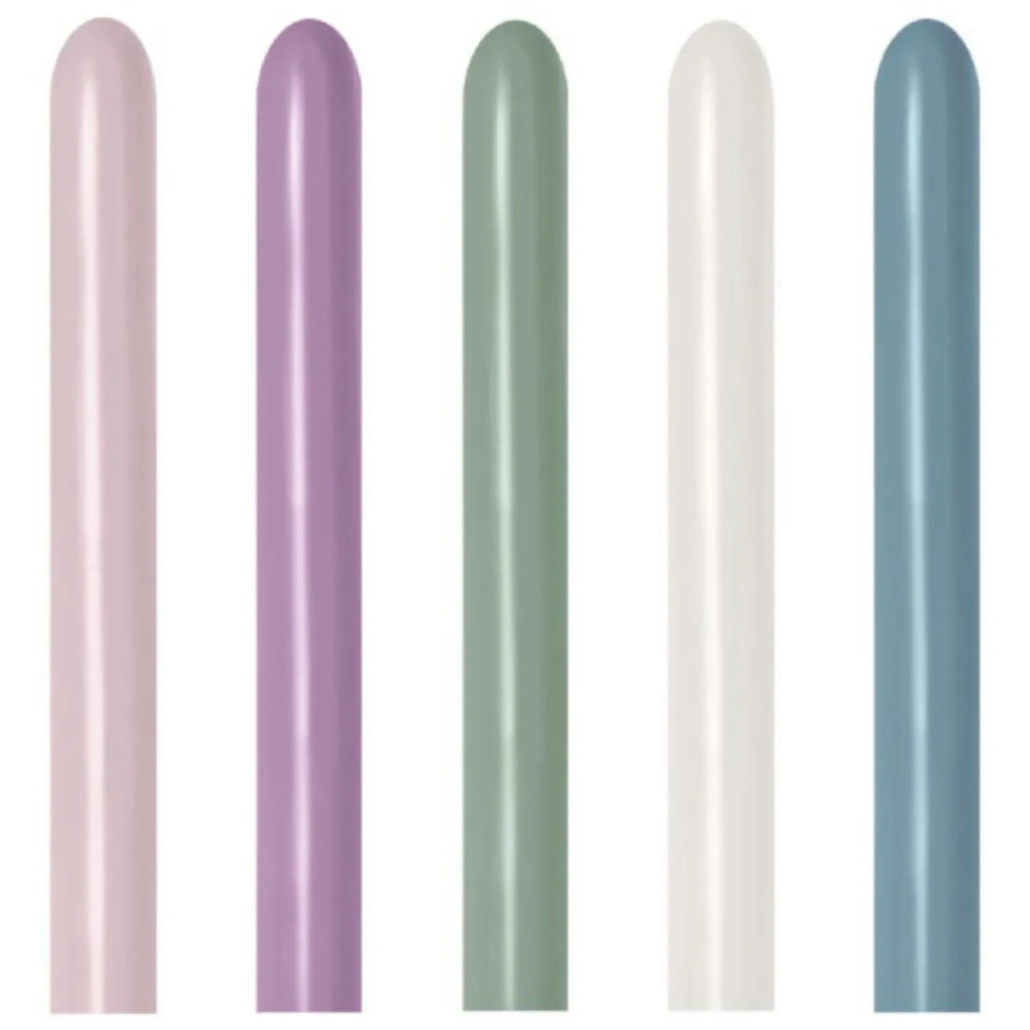Latex Baloons - 260 Q - Pastel Dusk Assortment - 50 PK