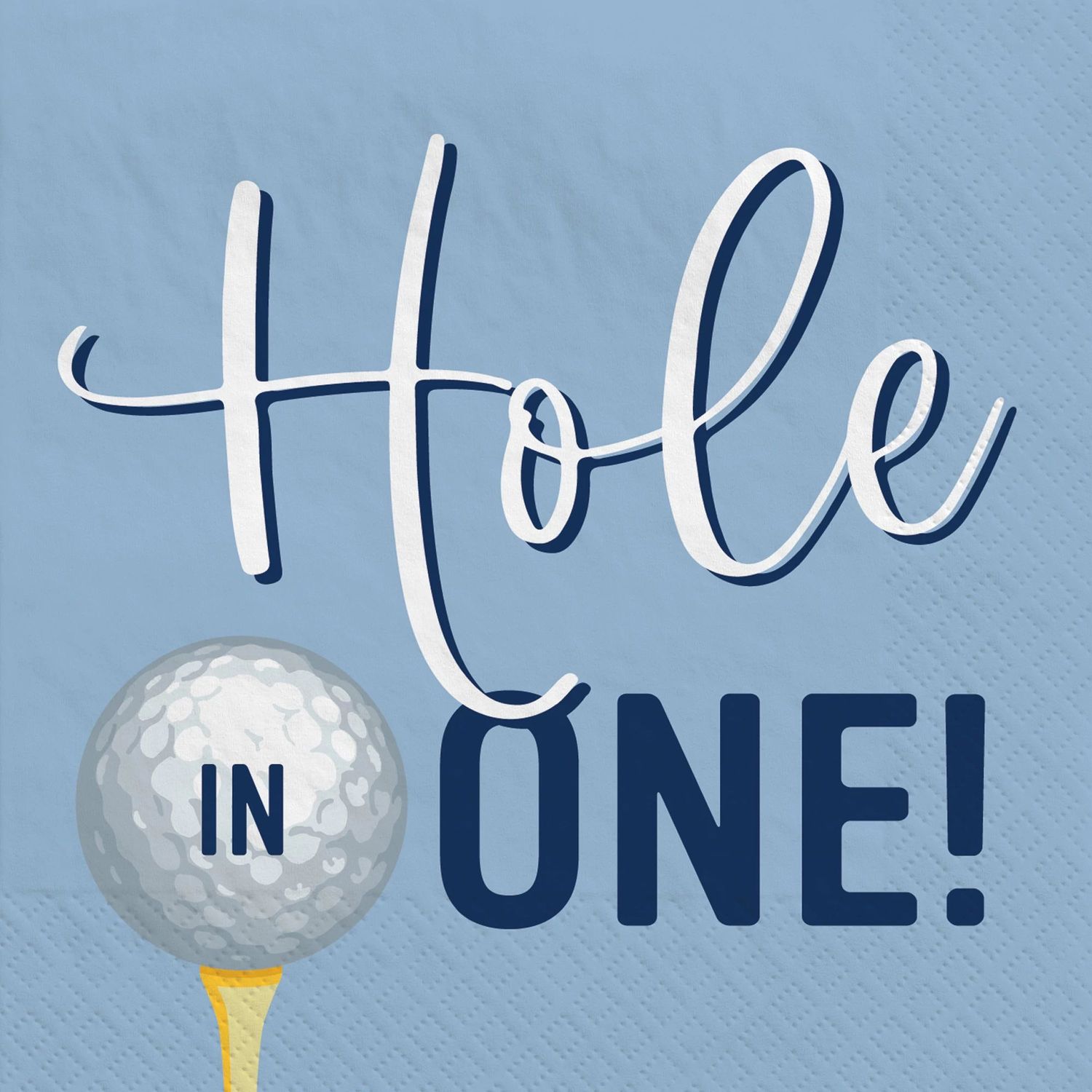 Hole In One Beverage Napkins - 40 Pcs