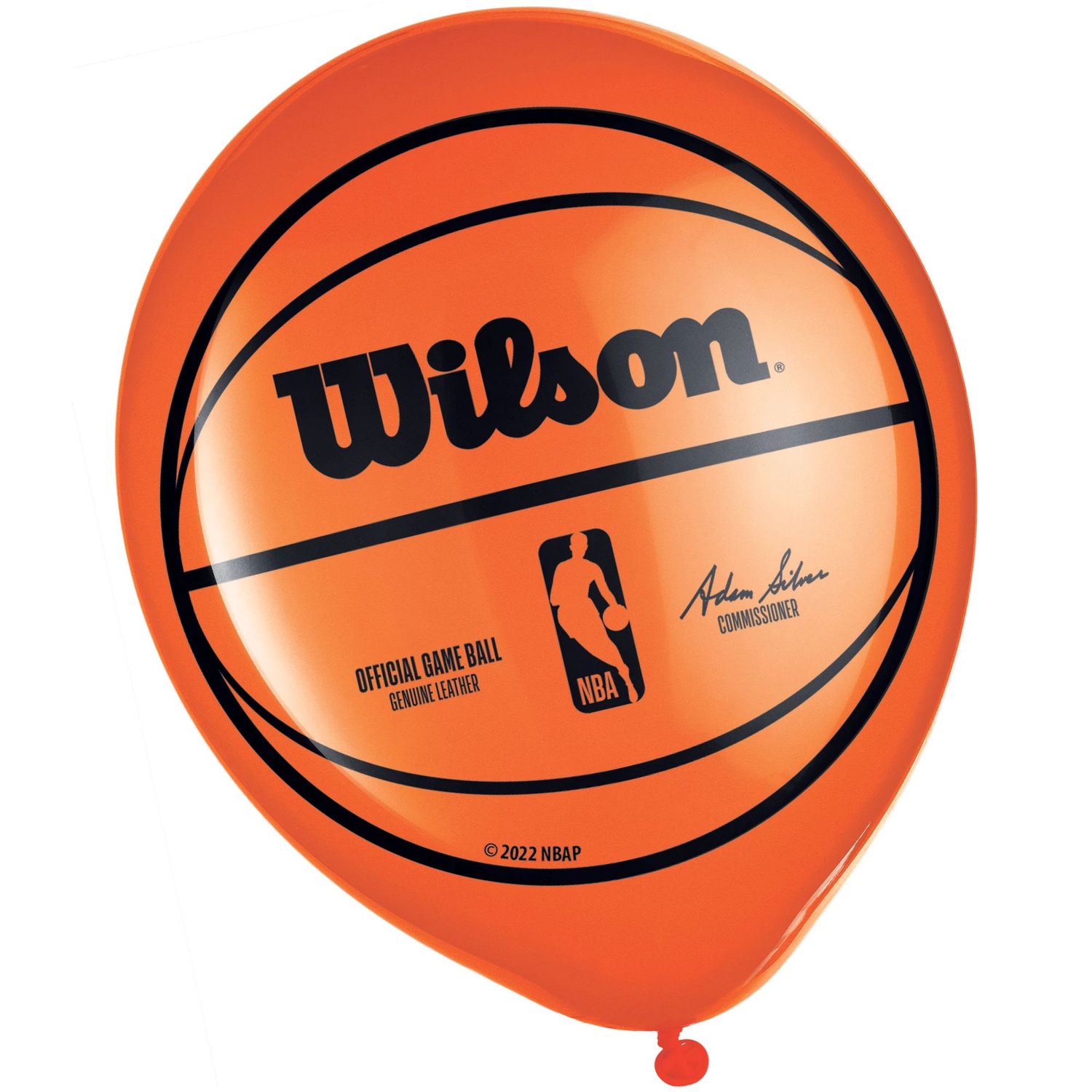 NBA Wilson Printed Latex Balloons - 6 PCS