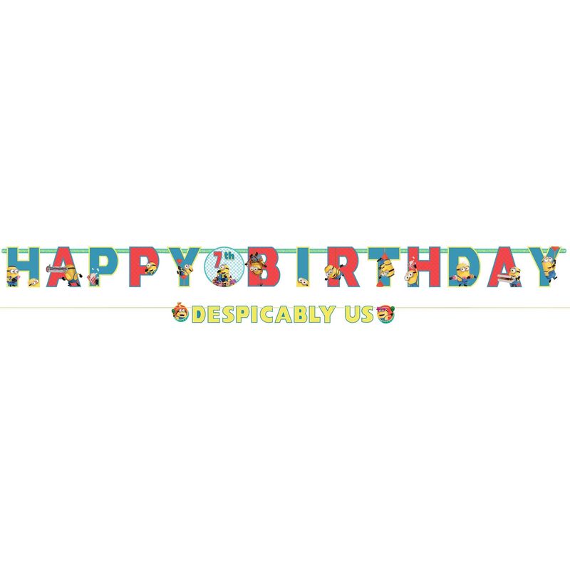 Despicable Me Jumbo Letter Banner Kit