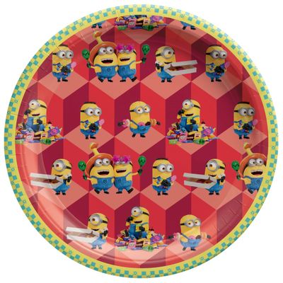 Despicable Me 7&quot; Round Plates