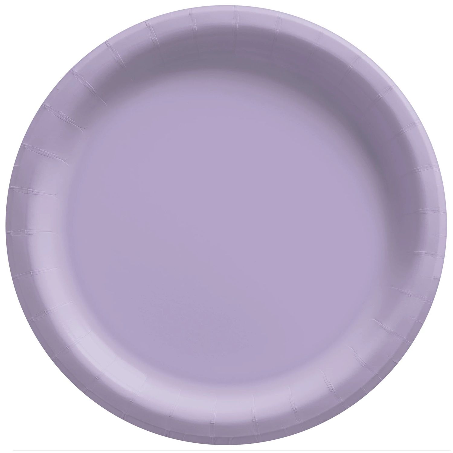 6 3/4&quot; Round Paper Plates, High Ct. - Lavender