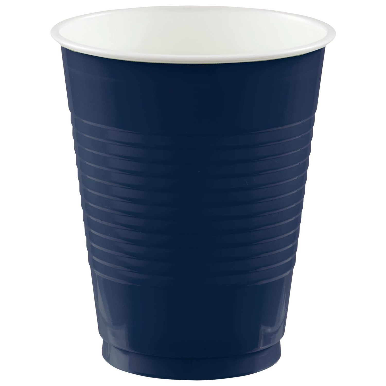 Plastic Cups, Mid Ct. - True Navy