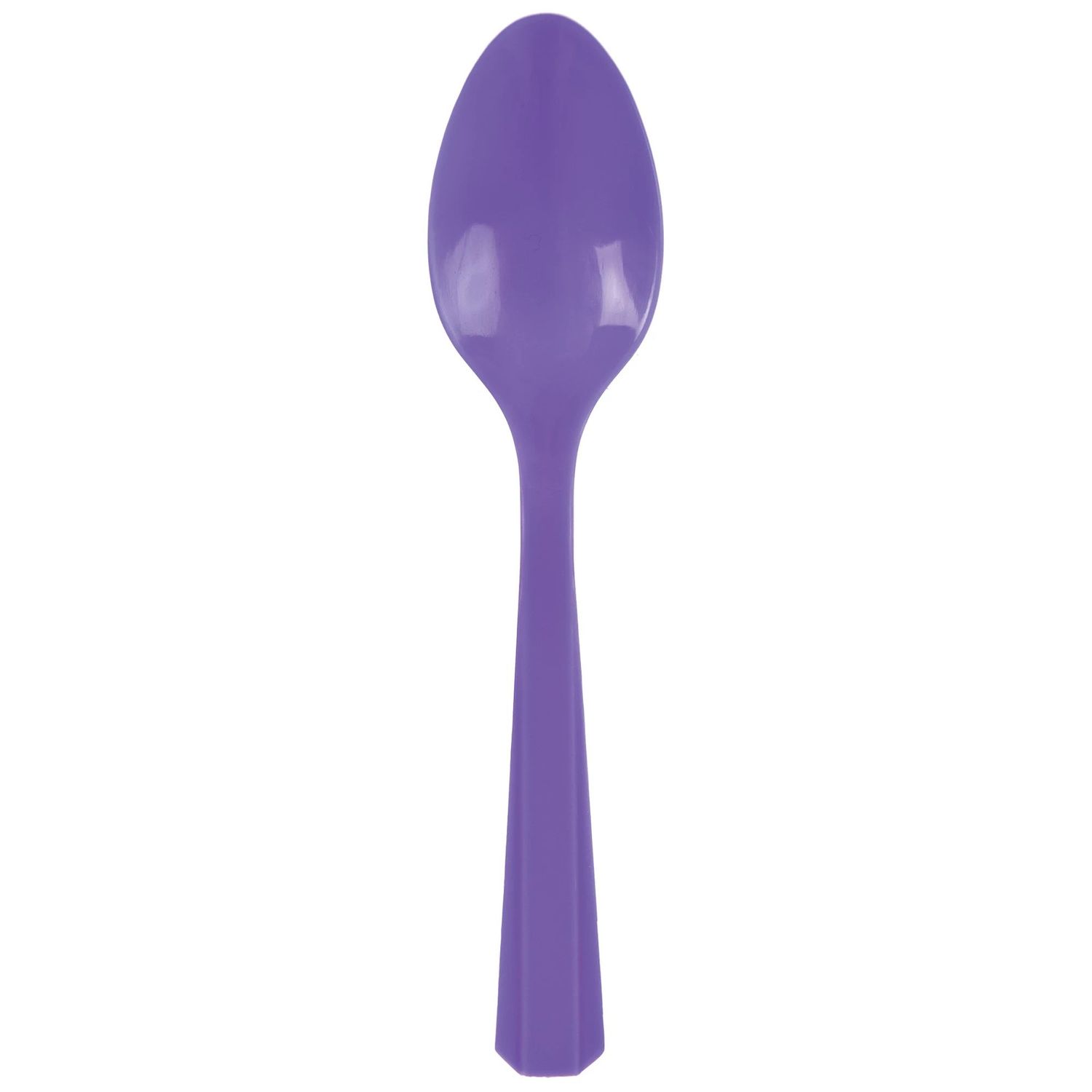 Plastic Spoons, Mid Ct. - New Purple