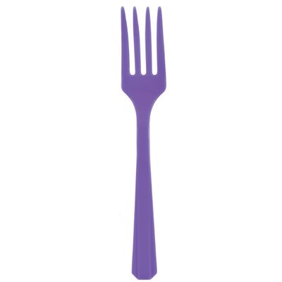 Plastic Forks, Mid Ct. - New Purple