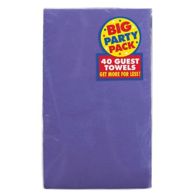 Guest Towels, Mid Ct. - New Purple