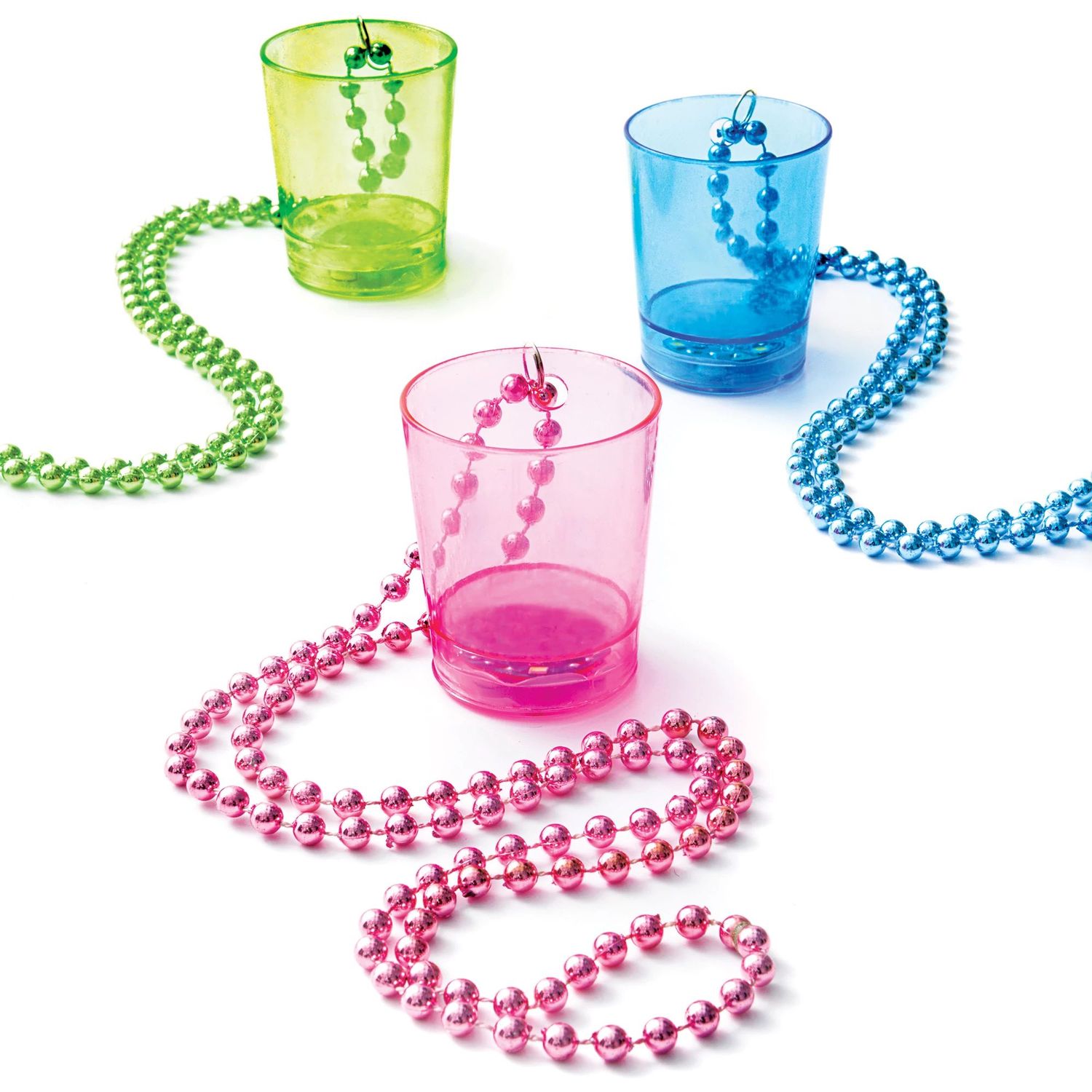 Light-Up Shot Glass Necklaces