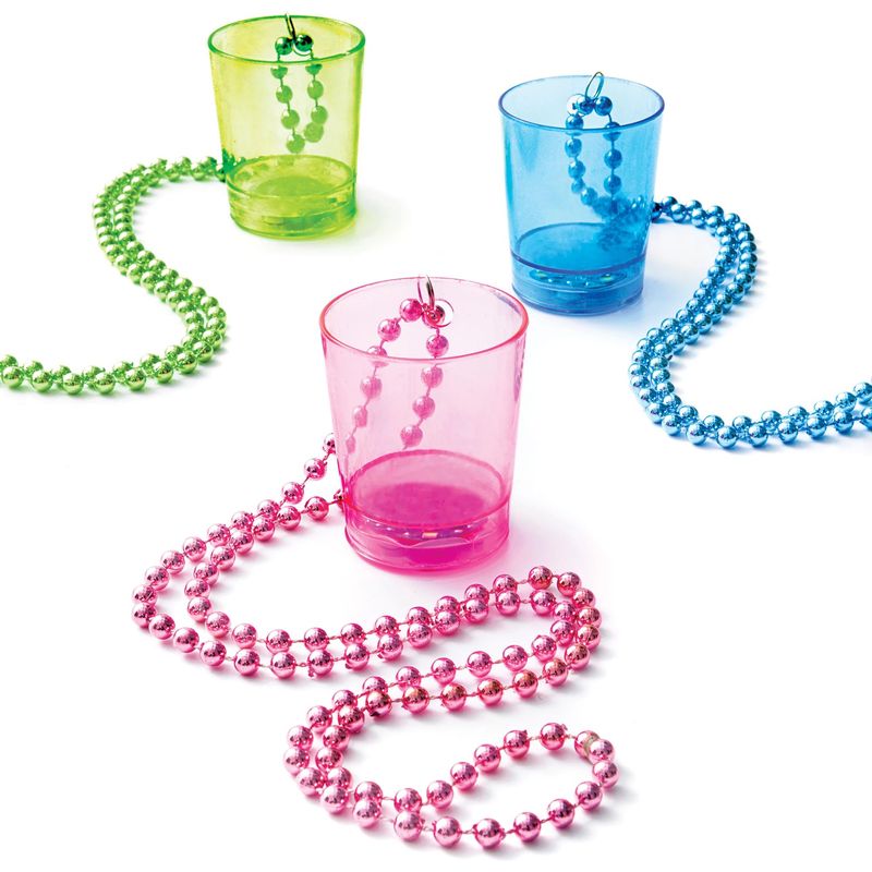 Light-Up Shot Glass Necklaces