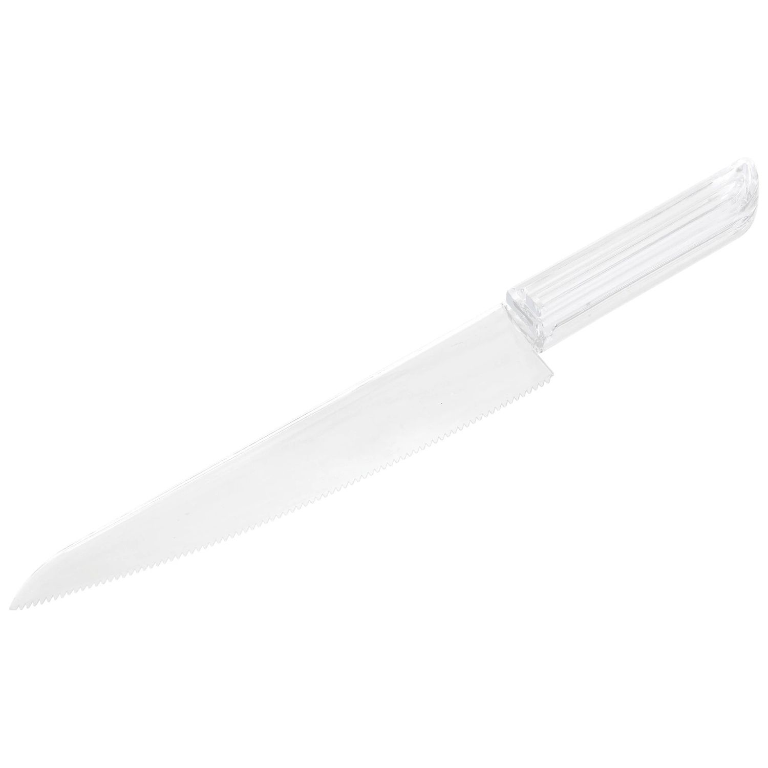 Packaged Recyclable Cake Knife - Clear