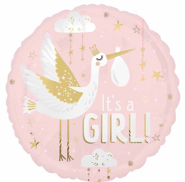 Foil-Balloon-SPEC DELIVERY GIRL 18&quot; RND