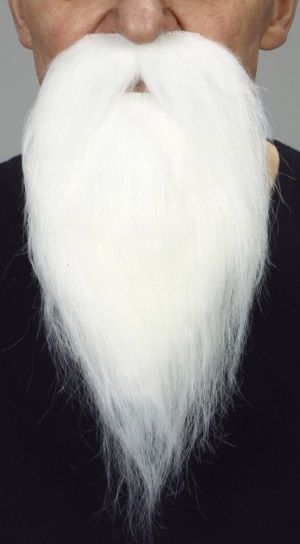 Beard  White- 14.5cm X 27cm