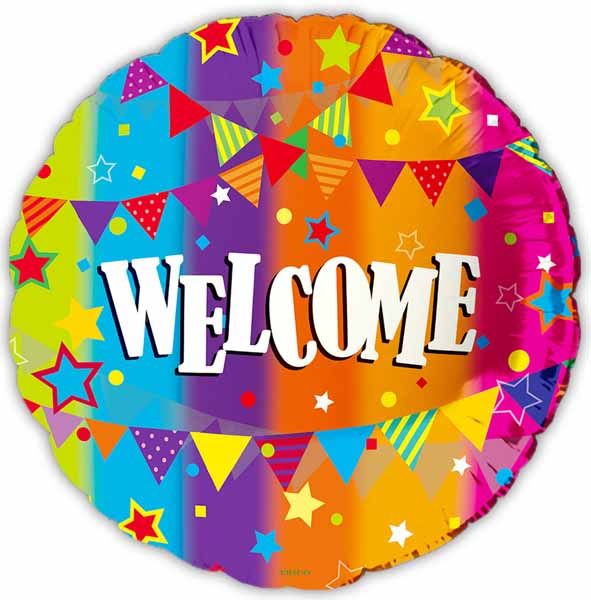 Foil balloon - Welcome - 18&quot;