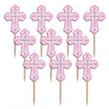 Picks-Religious Crosses Pink-36Pk (Seasonal)