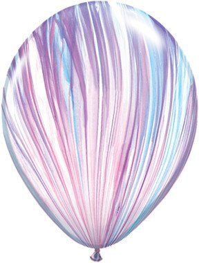 Latex Balloon-Fashion SuperAgate-1pkg-11&quot;