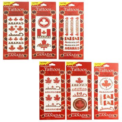 Temporary Tatoo - Canadian Flag