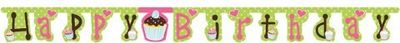 Jointed Banner-Cupcake Happy Birthday-1pkg-7.23ft