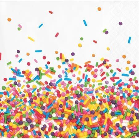 Beverage Napkins- Sprinkles- 16pk/2ply- Discontinued