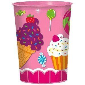 Plastic Cup-Sweet Shop-1pkg-16oz- Final Sale