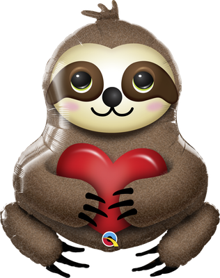 Foil Balloon - Sloth - Super Shape - 39" - 1 pcs